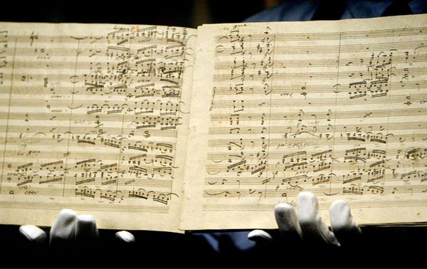 manuscrit neuvieme symphonie